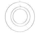 Metallringe zum Basteln 30-40-50cm 3er Set Metall Ringe Dekoring Drahtring Metallkranz zum Aufhängen