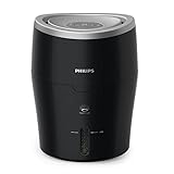 Philips Series 2000 Luftbefeuchter – für Räume bis 40 m², mit NanoCloud-Technologie, 3 Geschwindigkeitsstufen, Sleep-Modus, 2-Liter-Tank (HU4814/10)