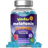 Melatonin Gummies Kinder | 60 Gummibärchen for Kids | 0,5 mg mit Vitamin B6 | Ergänzung zum Schlaf | von Horbaach
