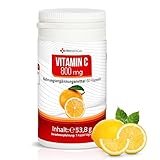 VITAMIN C KAPSELN VEGAN hochdosiert 800 mg, 2-MONATS-PACK, glutenfrei, laktosefrei, Primedical 1 x 60 Kapseln