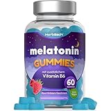 Melatonin Gummies 0,5 mg | 60 Gummibärchen | mit Vitamin B6 | Ergänzung zum Schlaf | von Horbaach