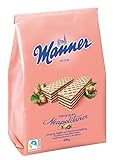 Manner Neapolitaner | vegane knusprige Waffeln mit Haselnusscreme | 1er Pack (400 g)