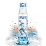 Magnesium öl spray Hocheffizient Reines 250 ml 100% Natürliches Magnesiumchlorid ohne Konservierungsstoffe aus dem Toten Meer, Hilft beim Schlafen, Muskel-Verspannungen und Wadenkrämpfen,1,600 Sprays