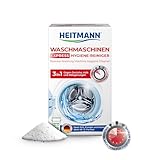 HEITMANN Express Waschmaschinen Reiniger: entfernt Kalk, Ablagerungen und Gerüche, Maschinenreiniger, 250 g