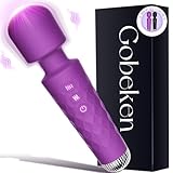 Gobeken Vibrator Vibration für frauen, Dildo mit 10 Vibrationsintensitäten, Sex spielzeug für die frau paare 20 Vibrationsfrequenzen, Vibratorensets für frauen klitoris Massagestab, Massage Lila