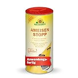 Neudorff AmeisenStopp – Anwendungsfertiges Ameisenstreumittel vertreibt Ameisen schnell aus Laufwegen und Nestern rund ums Haus, insektizidfrei, 200 g