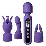 Vibratorensets für Frauen Massagestab mit 3-Anlagen, LCD Display Sex Toyset für Man Woman 10x4Modi, G punkt Vibration Klitoris Stimulator+Prostata Analvibratoren+Penis Vibrator Masturbieren für Manner