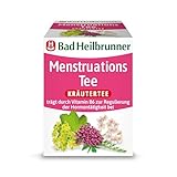 Bad Heilbrunner Menstruations Tee - Arzneitee im Filterbeutel - Frauenmantel, Schafgarbe, Angelikawurzel - mit Vitamin B6 - unterstützt bei Menstruation & den Hormonhaushalt (12 x 8 Filterbeutel)