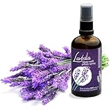 Lavodia Lavendel Spray, Lavendel Kissenspray zum Einschlafen, Lavendelöl Duft Spray - Entspannung, Aromatherapie, Schlafhilfe, Raumduft, beruhigender Duft - 100 ml - 4,5x4,5x13,5 cm