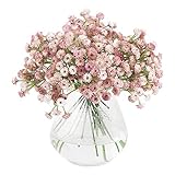 VINFUTUR 3 Bündel Kunstblumen Gypsophila Künstliche Blumensträuße Blumenarrangement für Basteln Hochzeit Party Homedeko