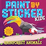 Paint by Sticker Kids: Rainforest Animals